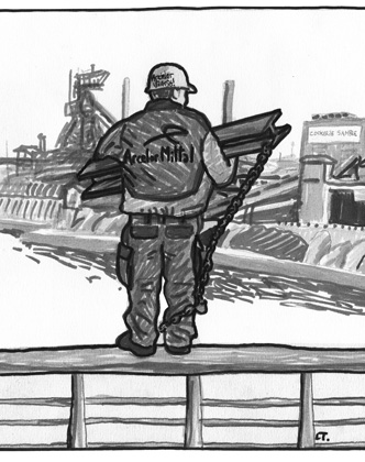 Article L'homme ne fond pas dans le Mittal