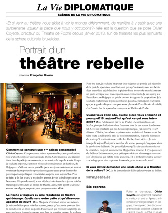 Portrait d'un théâre rebelle