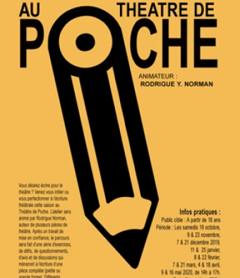 Atelier d'écriture au Théâtre de Poche