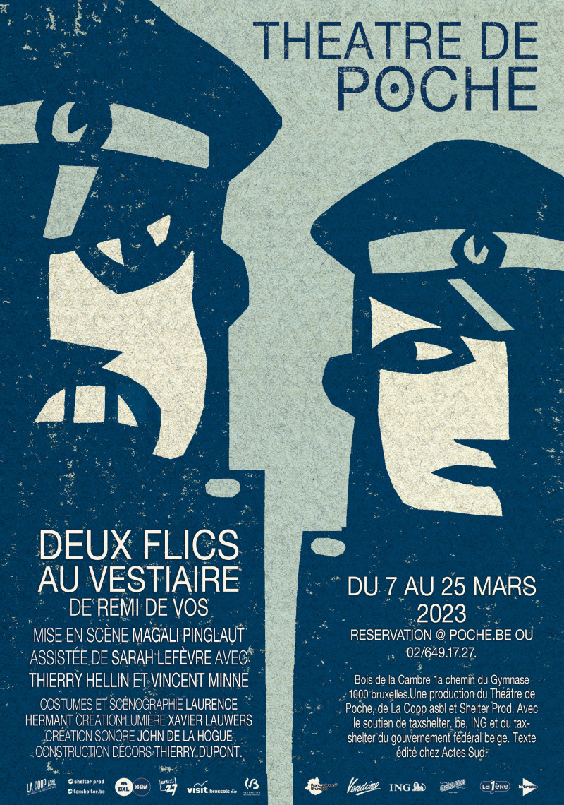 Affiche — Deux flics au vestiaire